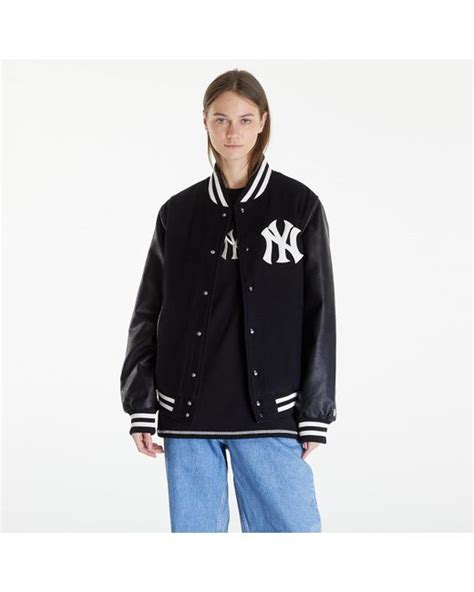 KTZ New York Yankees Mlb World Series Varsity Jacket Unisex Off White