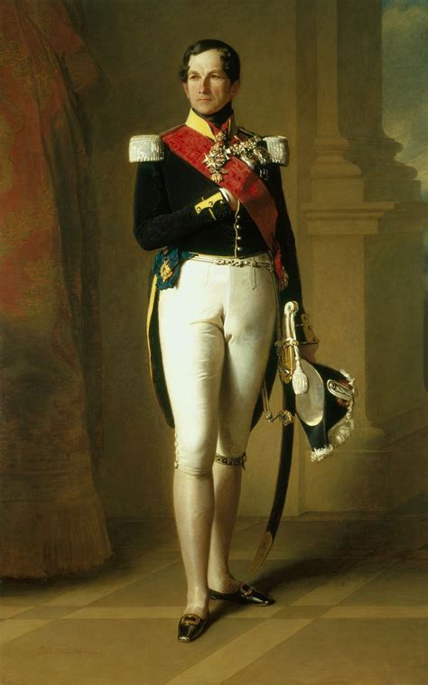 Portrait Of Leopold I Of Belgium 1846 Franz Xaver Winterhalter