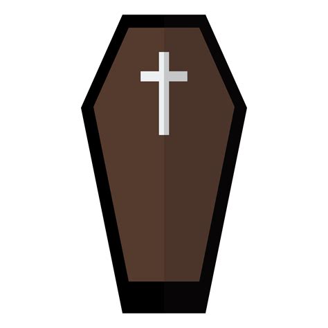 Halloween coffin icon 24555841 PNG