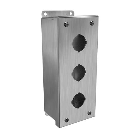 Pushbutton Enclosure X X In Wall Mount Stainless Steel Pn