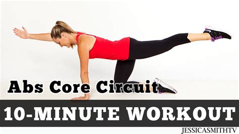 10 Minute Abs Core Conditioning Circuit Workout Youtube