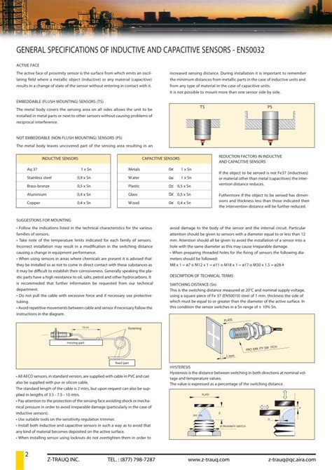 Pdf General Specifications Of Inductive And Capacitive Z Trauq