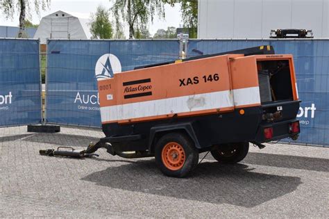 Getrokken Compressor Atlas Copco Xas Auctionport