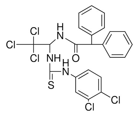 2 2 DIPHENYL N 2 2 2 TRICHLORO 1 3 3 4 DICHLORO PH THIOUREIDO ET