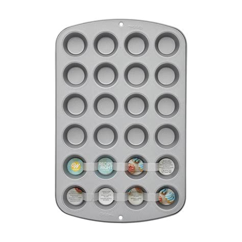 WILTON RECIPE RIGHT MOLDE MINI MUFFINS 24 CAVIDADES Dekora