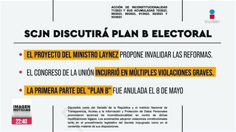 Scjn Discutirá Segundo Paquete De Reformas Electorales Del “plan B