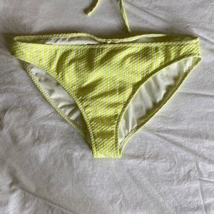 Jessica Simpson Swim Jessica Simpson Textured Yellow Bikini Poshmark