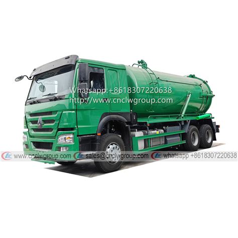 Sinotruk HOWO 20m3 Vacuum Sewage Suction Tanker Toilet Septic Tank