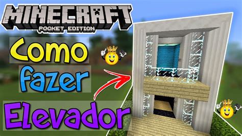 Como fazer Elevador Automático Realista Minecraft PE YouTube