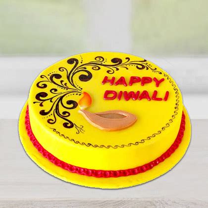 Happy Diwali Pineapple Cake CakeGift In