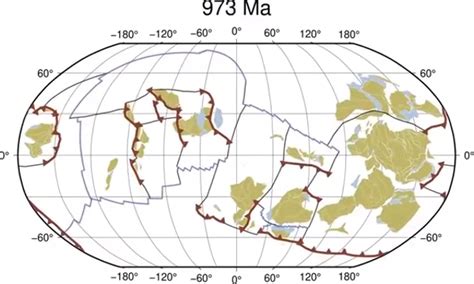 Plate Tectonics Theory Map