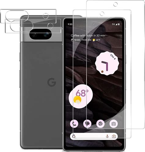 Amazon Pixel 7a Tempered Glass Screen Protector Camera Lens