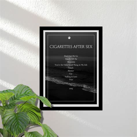 Cigarettes After Sex Poster Cigarettes After Sex Cry Cry Etsy