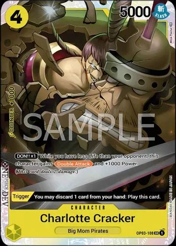 Charlotte Cracker Sr Carta One Piece Tcg Original 10 Cartas Cuotas