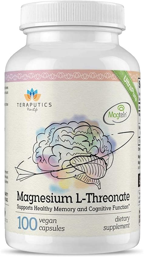 Amazon Magnesium L Threonate Original Magtein Formula Non Gmo