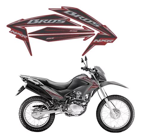 Conjunto Kit Adesivos Honda Nxr 150 Bros Ks Mix 2010 Preta MercadoLivre