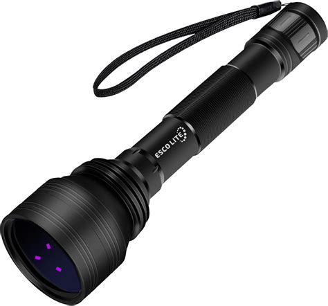 Amazon ESCOLITE 365nm Black Light UV Flashlight 3 LED Ultraviolet