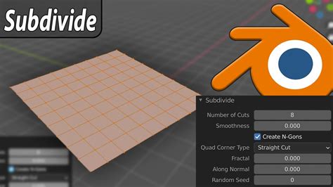 Subdivide Tool In Blender Youtube