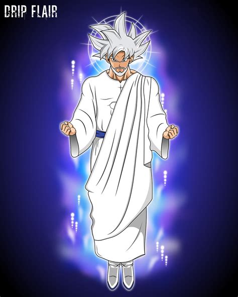 Jesus Christ x Goku UI (DBZ Fusion) on Behance