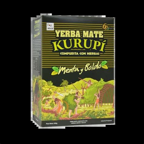 Yerba Mate Compuesta Kurup Menta Y Boldo G Caprichos Latinos