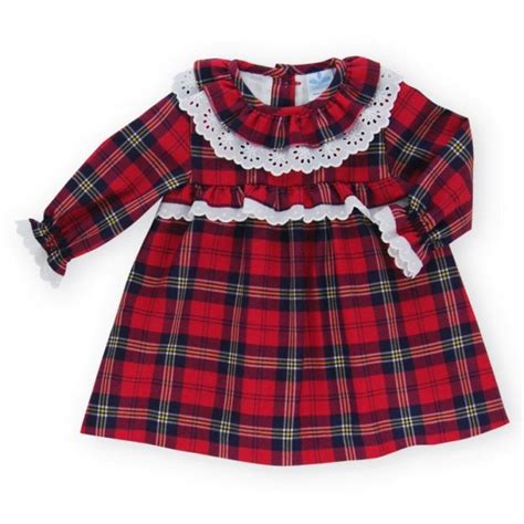 Sardon Baby Girl Tartan Dress