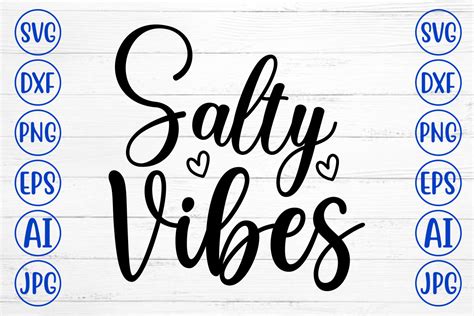 Salty Vibes Svg Cut File Graphic By Creativesvg Creative Fabrica