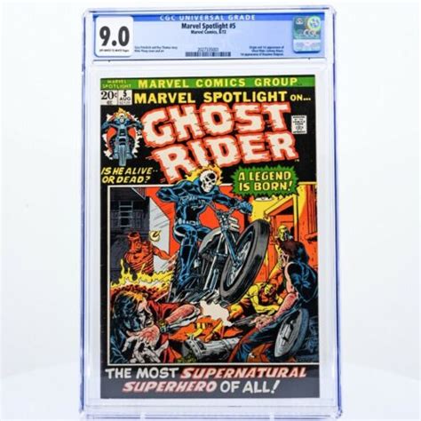 Comicsvalue MARVEL SPOTLIGHT 5 CGC 9 0 1ST GHOST RIDER Johnny