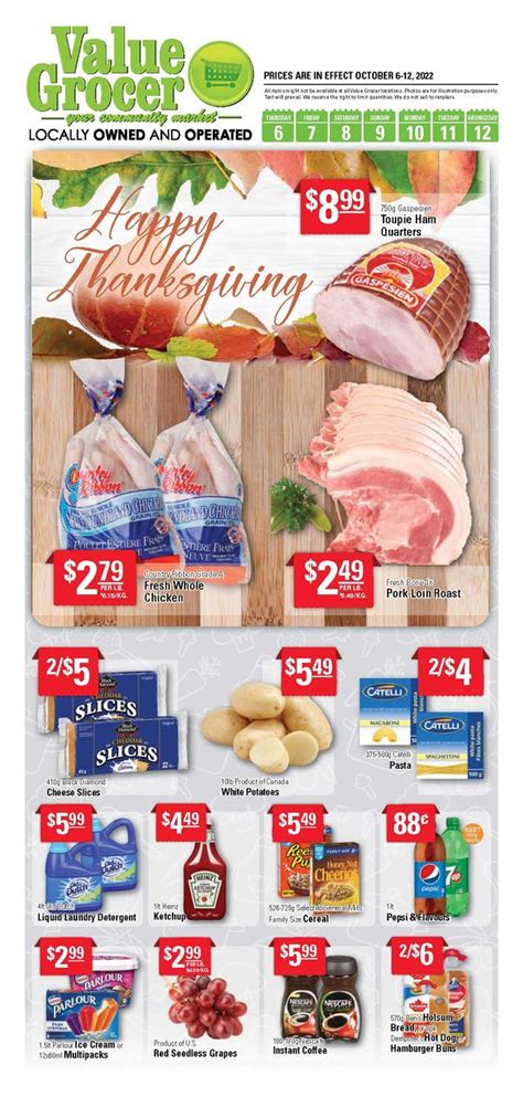 Value Grocer Flyer October To