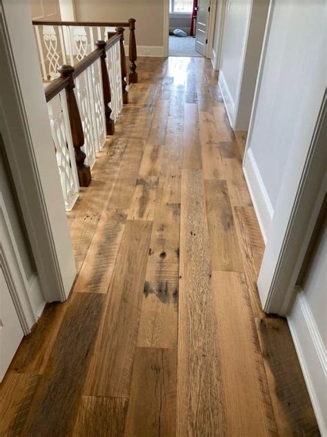 Original Face Skip Planed White Oak Flooring Southend Reclaimed