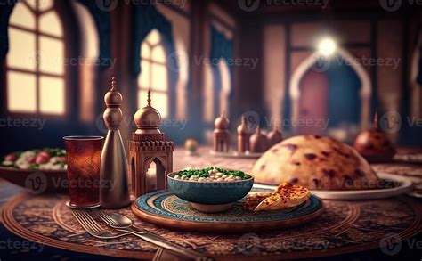 Iftar table in the month of Ramadan, a trip full of varieties of ...