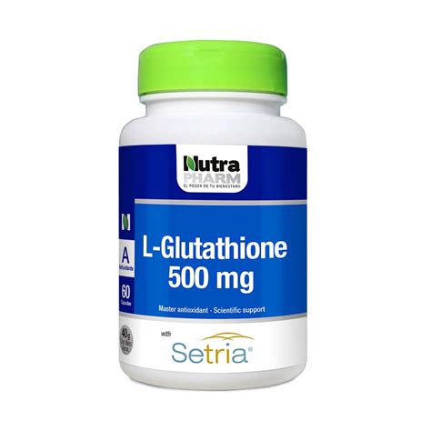 L Glutathione 500 Mg X 60 Capsulas Farmacias Ahumada