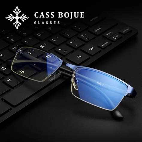 Eye Protection Blue Light Glasses Women Metal Commerce Frame Eyeglasses For Men Anti Blue Ray ...