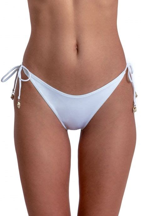 SLIP BIKINI BRASILIANA CON CONCHIGLIE TINTA UNITA Taglia S Colore