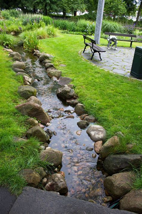 Stream 3 By Cindysart-stock | Garden stream, Backyard landscaping ...