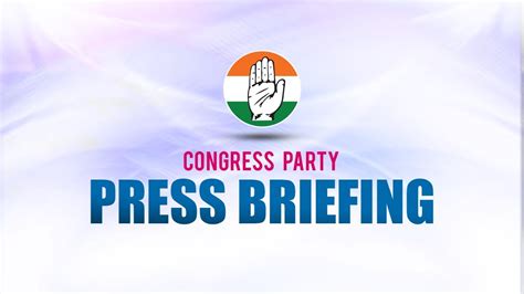 LIVE Congress Party Briefing By Shri Pawan Khera At AICC HQ YouTube