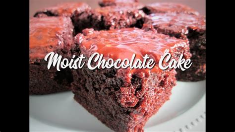 Moist Chocolate Cake Recipe Eatmee Recipes Youtube