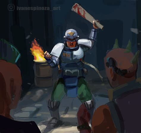 Lets Dance Adeptus Arbites Fanart Rimaginarywarhammer