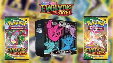 Pok Mon Tcg Sword And Shield Evolving Skies Etb And Booster Box