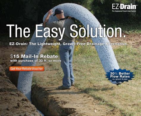 Ez Drain French Drain French Drain Drainage Solutions Septic Tank