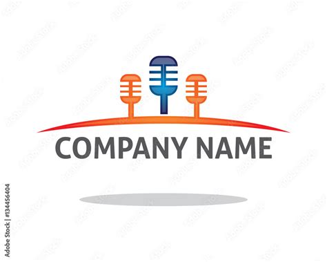 speaker logo stock vector adobe stock