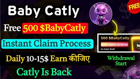 Baby Catly New Airdrop Instant 500 Token Claim Catly Is Back Baby