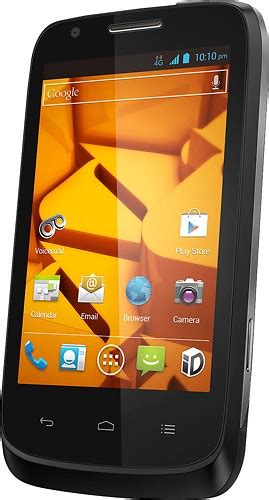 Boost Mobile Zte Force G Lte No Contract Cell Phone Black Zten Kt