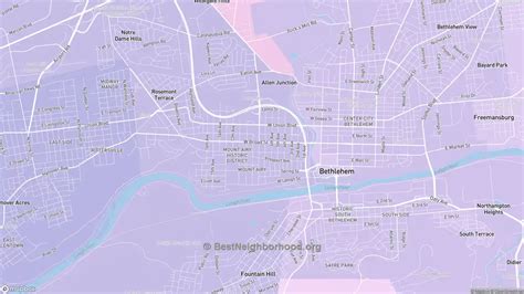 West Bethlehem, Bethlehem, PA Political Map – Democrat & Republican ...