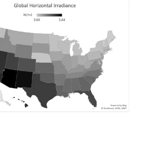 Solar Irradiance Map | Download Scientific Diagram