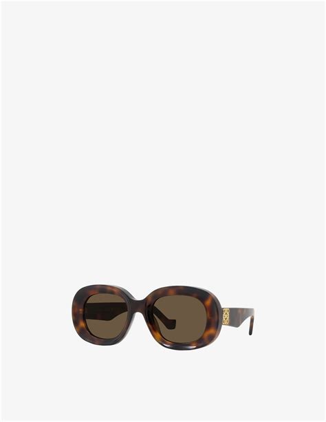 Shop Loewe Lw U Squared Sunglasses On Rinascente