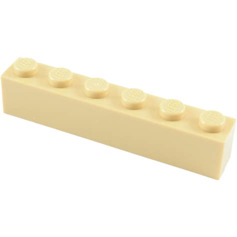 LEGO Tan Brick 1 x 6 (3009) | Brick Owl - LEGO Marketplace