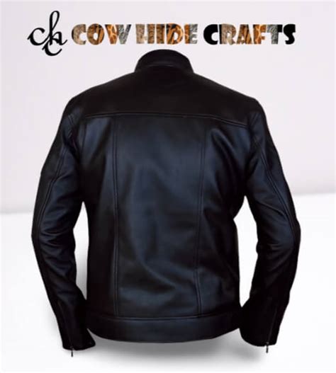 Cafe Racer Inspired Jacket - Rider Jackets - Cow Hide Crafts