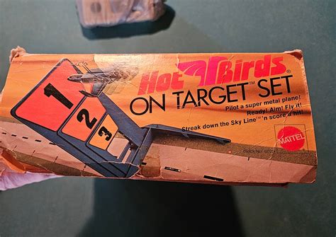 Mattel Hot Birds On Target Set COMPLETE VERY RARE Used Good
