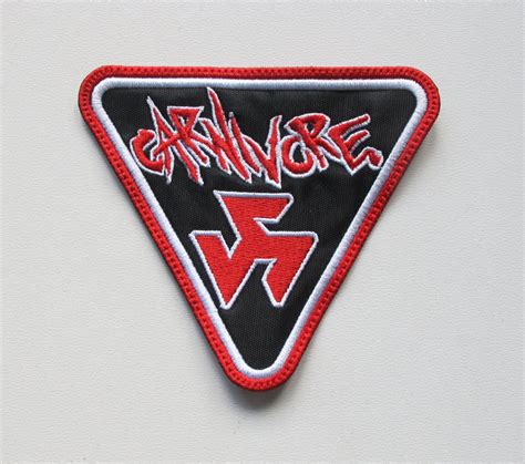 Carnivore Triangle Embroidered Patch