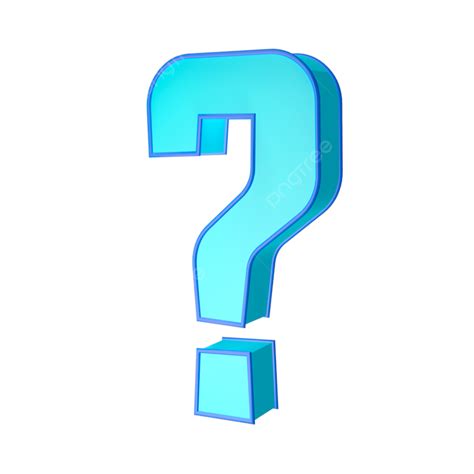 Question Logo 3d Png